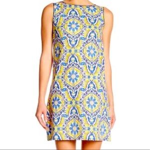 Betsey Johnson China Plate Printed Shift Dress